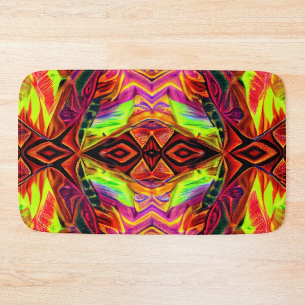 Item preview, Complex Light Psychedellic Grand Pacific Islander Pattern Digital Painting designed and sold by CodeAndColors.