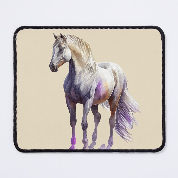Item preview, Light Mane Horse Watercolor Painting designed and sold by KOTOdesign.