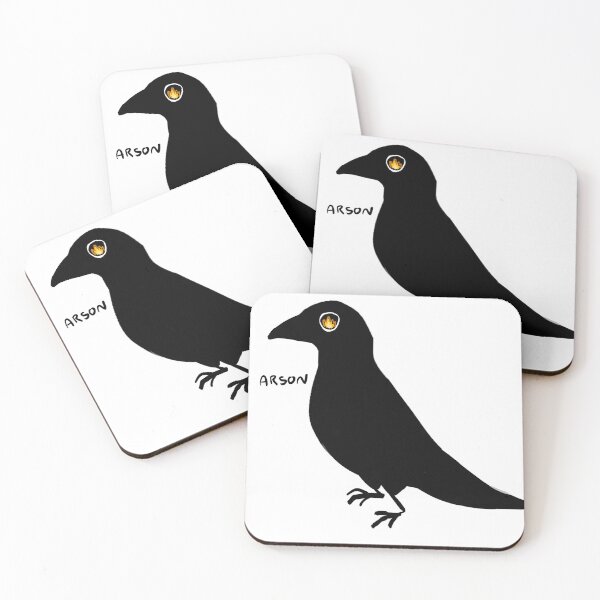 Item preview, Arson Crow designed and sold by Partially-Rye-P.