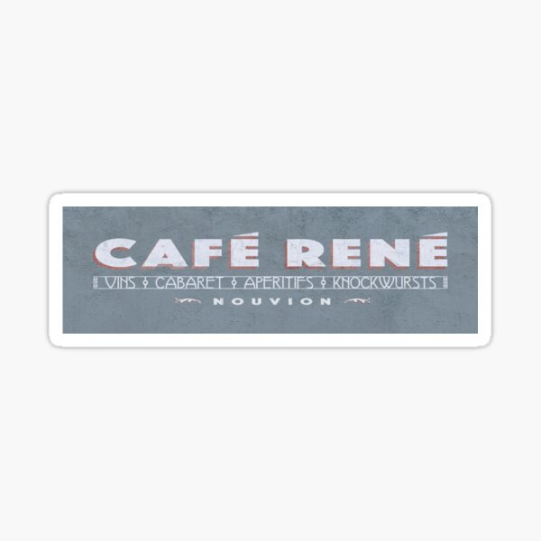 CAFE RENE Sticker