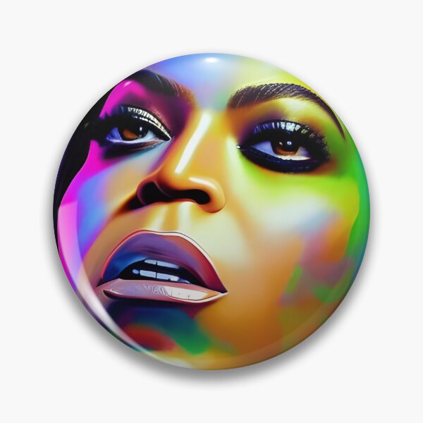 Item preview, Beautiful African American woman in hologram style designed and sold by Dalive.