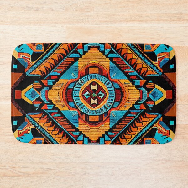 Item preview, Dense Vibrant Balanced Southwestern Pattern Digital Painting designed and sold by CodeAndColors.