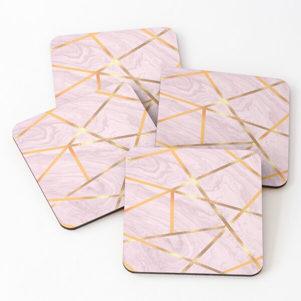 Item preview, Luxury Gold Line Pink Marble designed and sold by SeemDev786.