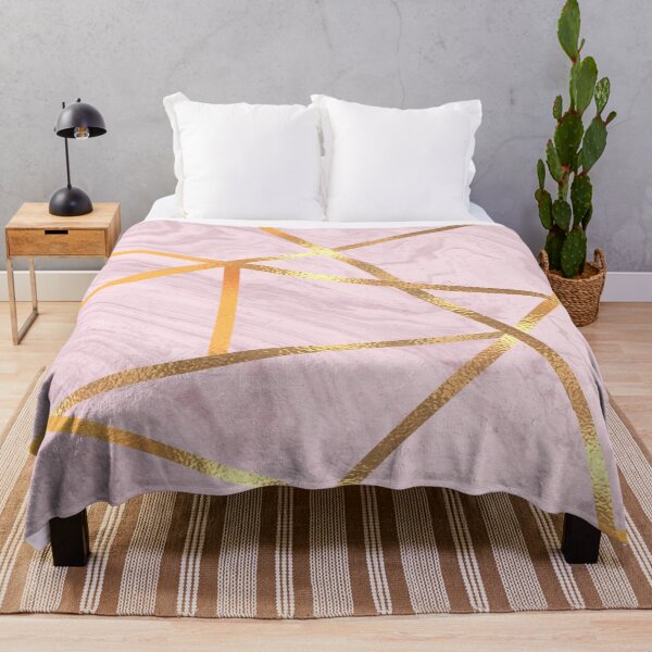 Item preview, Luxury Gold Line Pink Marble designed and sold by SeemDev786.
