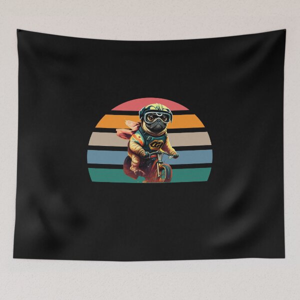 Item preview, pug motorcycle designed and sold by Happydoog.