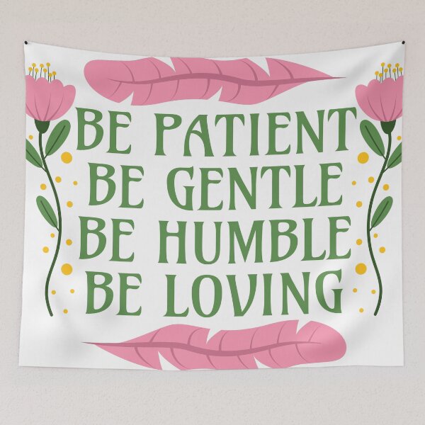 Item preview, Be Patient Be Gentle Be Humble Be Loving - Ephesians 4:2-3 designed and sold by Millusti.