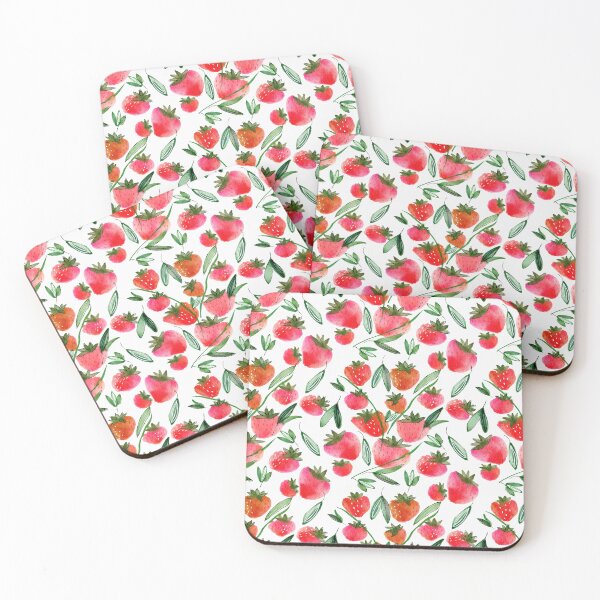 Item preview, Loose watercolour strawberries designed and sold by JulieSR.