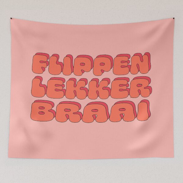 Item preview, Flippen Lekker Braai | Red designed and sold by AsteriskHouse.