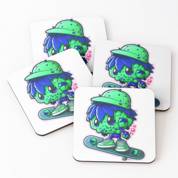 Item preview, Chibi Zombie halloween tae graffiti  monster sticker designed and sold by FunArt4You.