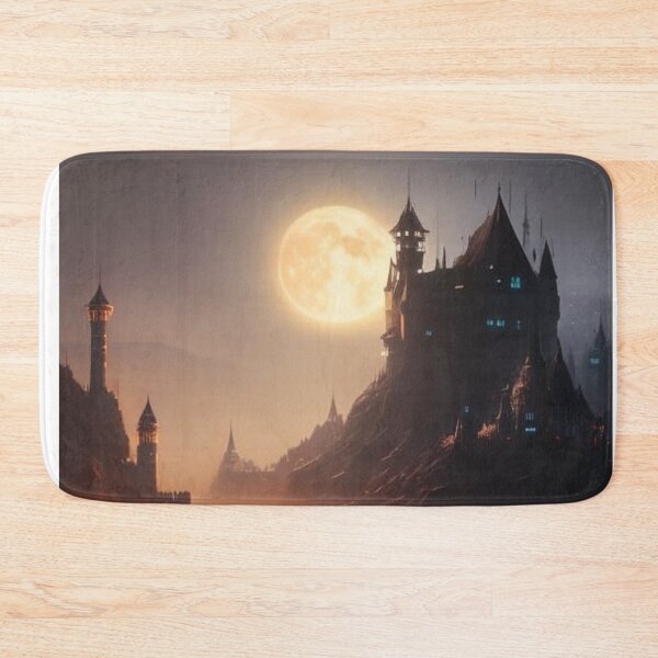 Item preview, Moon-Lit Castle designed and sold by Verdant Rose Studio.