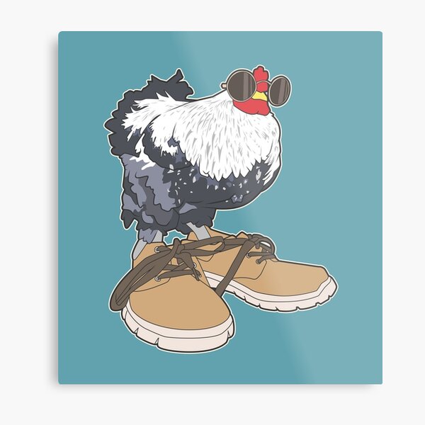 Láminas metálicas: Meme De Gallo | Redbubble