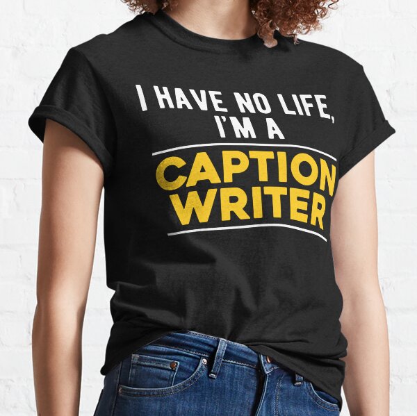 Caption t sales shirts online