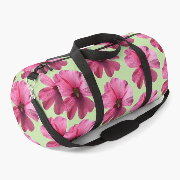 Item preview, Pink floral pattern - light green background designed and sold by DrAgonPhotos.