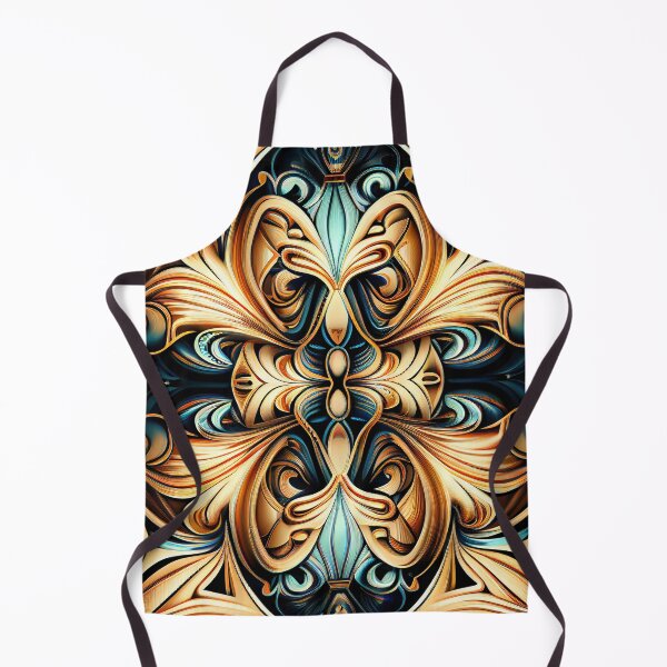 Artikelvorschau, Symmetrical Dreamy Dynamic Art Deco Pattern Digital Painting entworfen und verkauft von CodeAndColors.