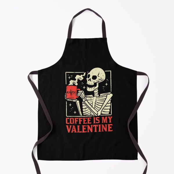 Item preview, Skeleton Coffee Is My Valentine Funny Valentines Day Gift designed and sold by GOODMORNING-ART.