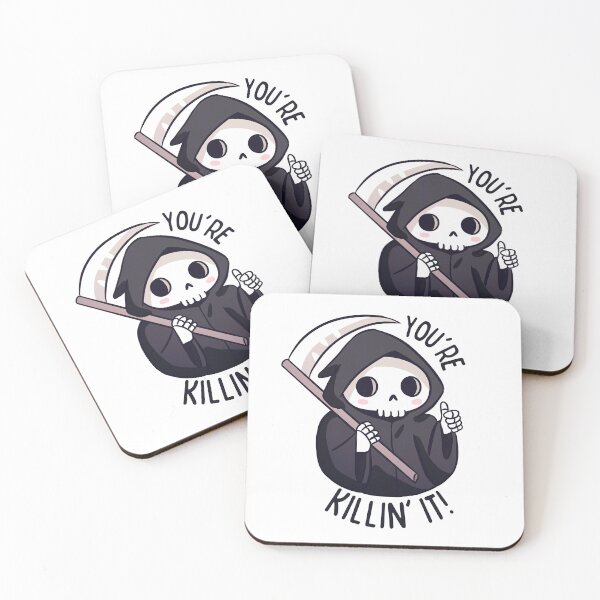 Item preview, Funny Grim Reaper - you're killin' it! designed and sold by Yarafantasyart.