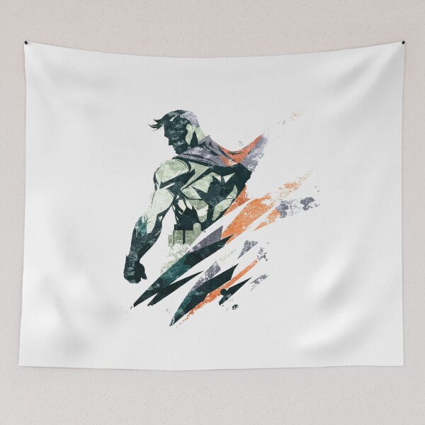Item preview, Abstract Superhero Grunge Design designed and sold by Jarmo Piironen.
