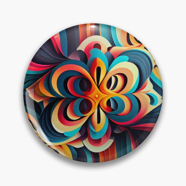 Artikelvorschau, Vivid Pattern Digital Painting entworfen und verkauft von CodeAndColors.