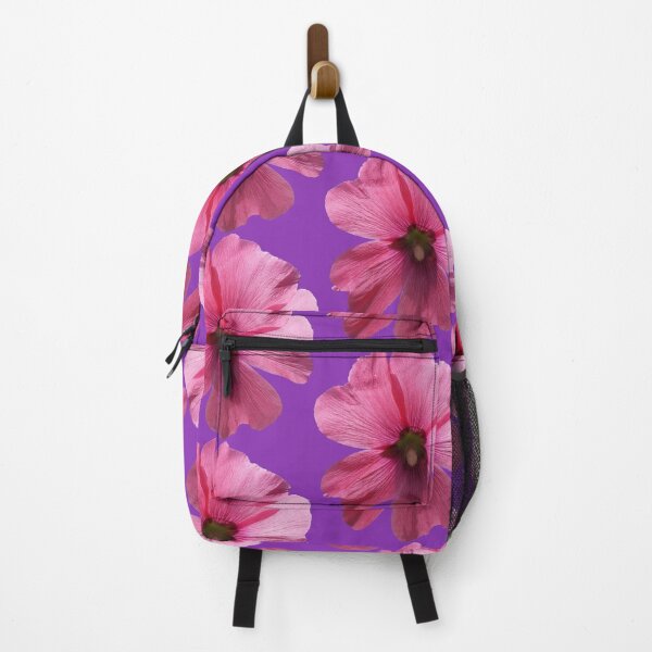 Item preview, Pink floral pattern - purple background designed and sold by DrAgonPhotos.