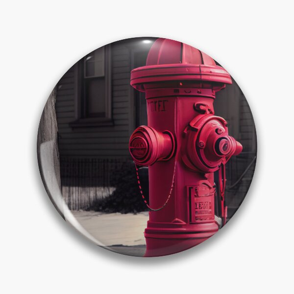 Artikelvorschau, The Power of Red Leverage and Hydrant in Tones Digital Painting entworfen und verkauft von CodeAndColors.