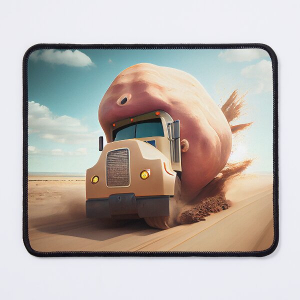Item preview, Truckin Through Potatoes Fury Digital Painting designed and sold by CodeAndColors.