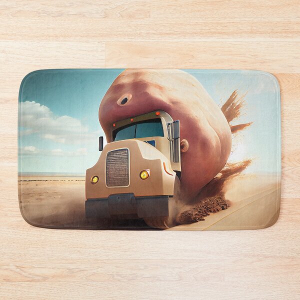 Item preview, Truckin Through Potatoes Fury Digital Painting designed and sold by CodeAndColors.