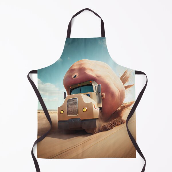 Item preview, Truckin Through Potatoes Fury Digital Painting designed and sold by CodeAndColors.
