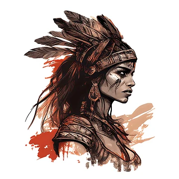 Artwork thumbnail, Aztec Woman by ShadowAndSlate