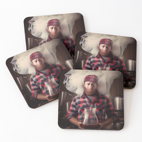 Item preview, Brewing in Flannel Digital Painting designed and sold by CodeAndColors.