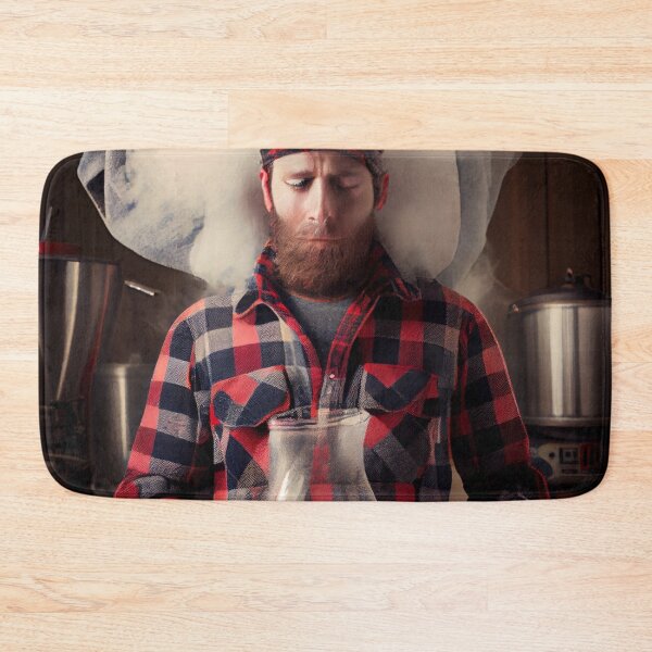 Item preview, Brewing in Flannel Digital Painting designed and sold by CodeAndColors.
