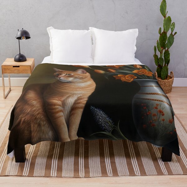 Item preview, Cat and Vase Artpiece designed and sold by destinykrainbow.