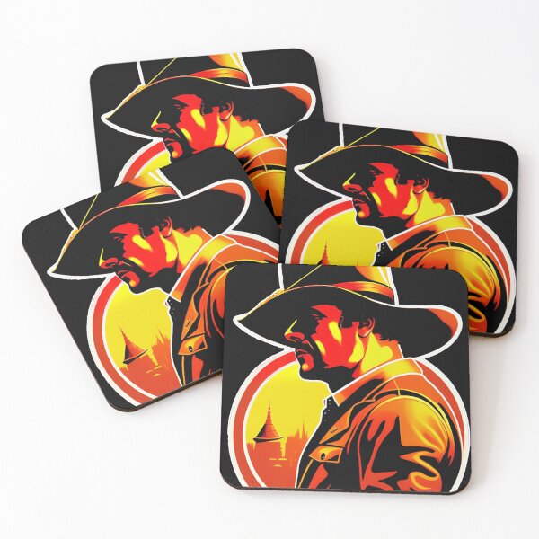 Item preview, cowboy illustration Sticker designed and sold by Uncommon  Treasures.