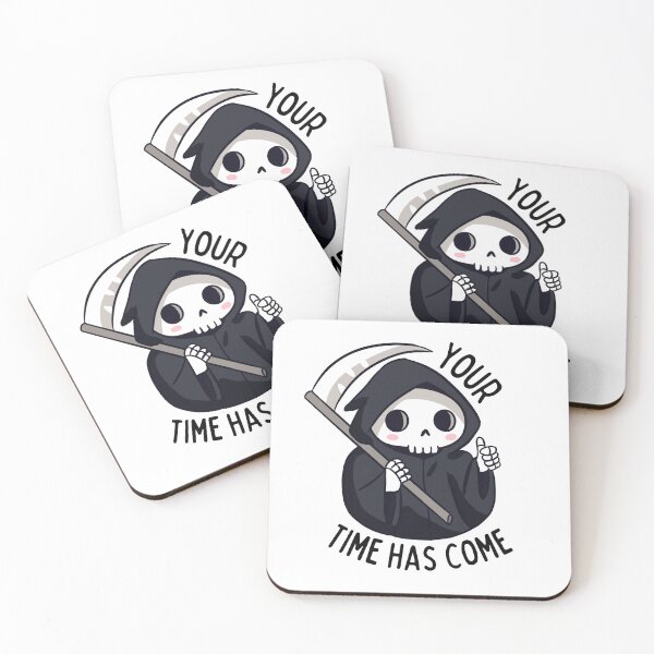 Item preview, Funny Grim Reaper - your time has come  designed and sold by Yarafantasyart.