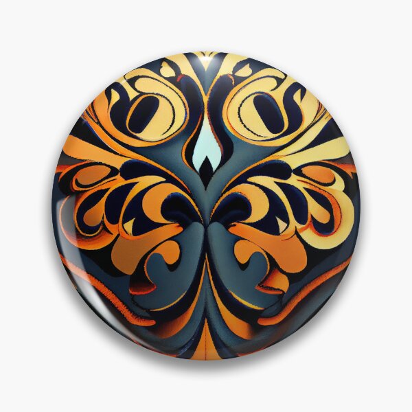 Item preview, Bright Dramatic Hollywood Regency Pattern Digital Painting designed and sold by CodeAndColors.