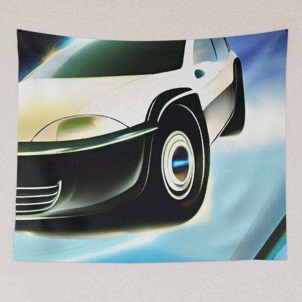 Item preview, Interstellar Tesla Painting designed and sold by fergyfilms.