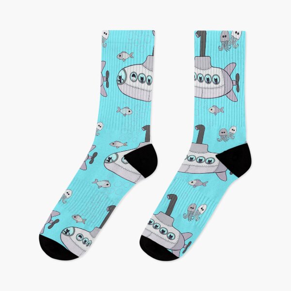 Item preview, Kitty grey submarine adventure  designed and sold by QuirkyCatz.