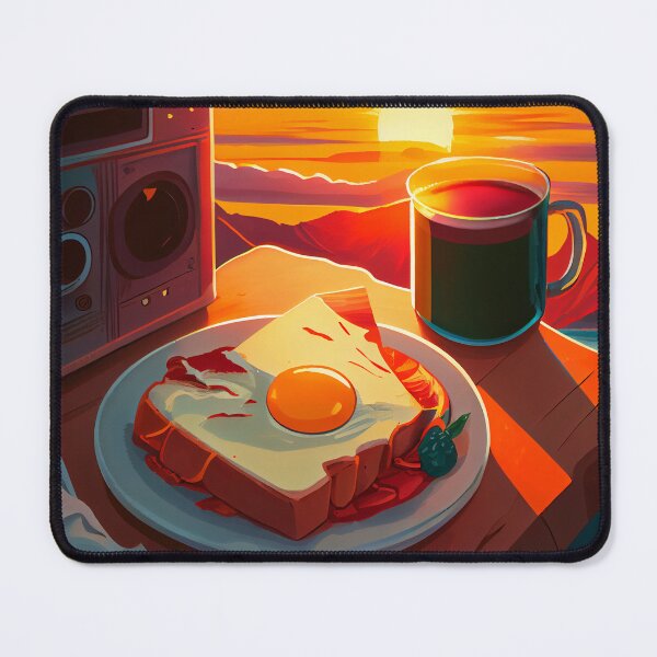 Artikelvorschau, Breakfast of Champions A Sunrise Jam Digital Painting entworfen und verkauft von CodeAndColors.
