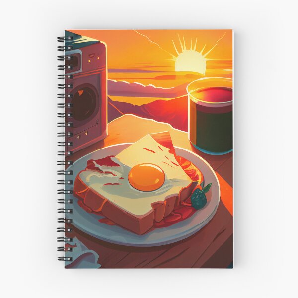 Item preview, Breakfast of Champions A Sunrise Jam Digital Painting designed and sold by CodeAndColors.