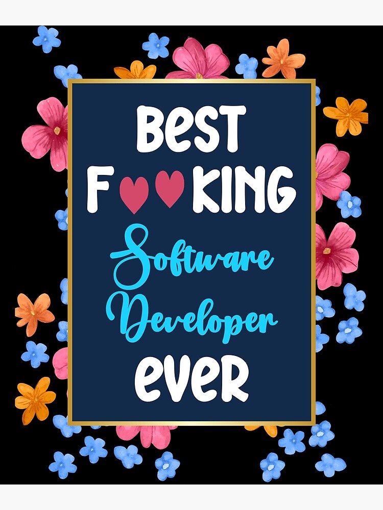 Disover Software developer Best ever Premium Matte Vertical Poster