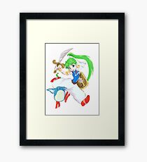 Asha- Monster World 4 (Genesis) Framed Print