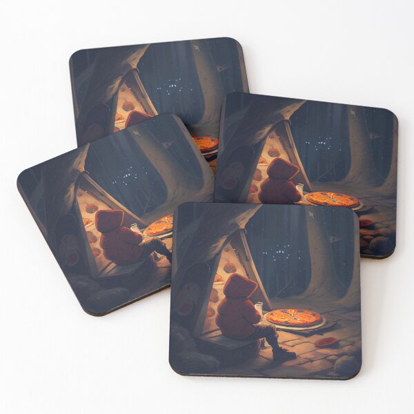 Item preview, Solitude and a Slumbering Snack Digital Painting designed and sold by CodeAndColors.
