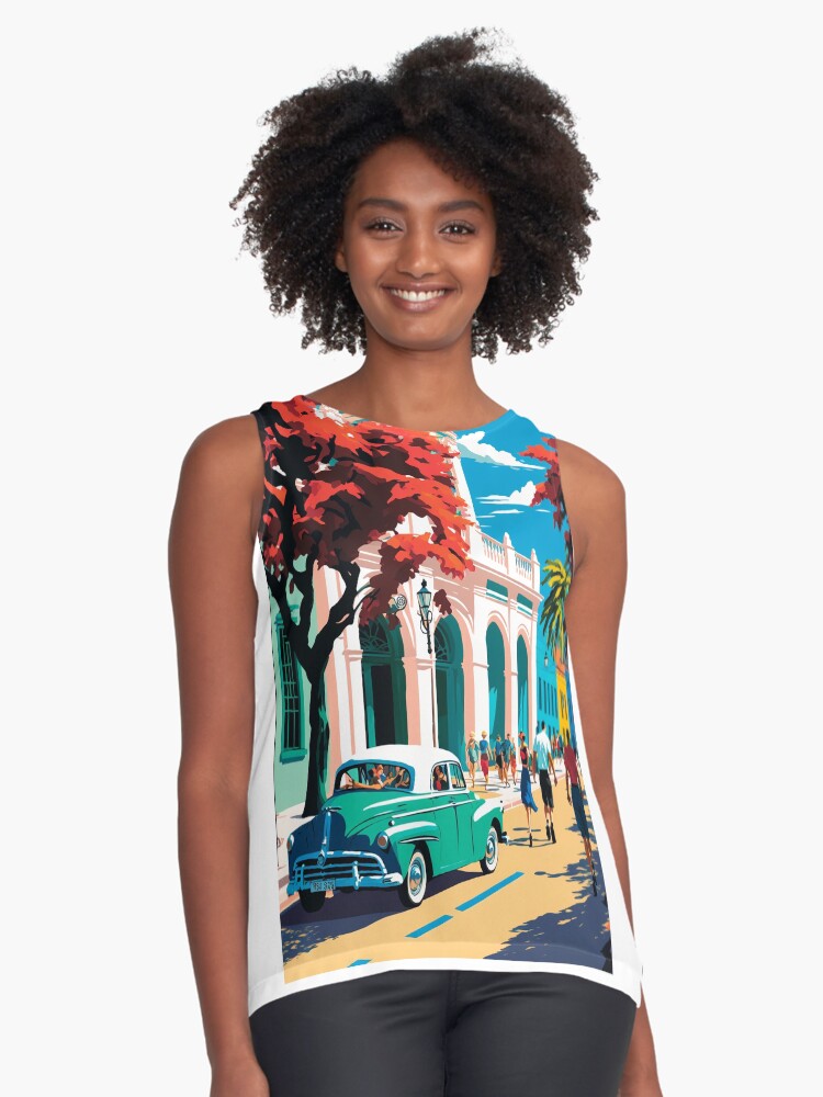 Item preview, Sleeveless Top designed and sold by AI-nspiration.