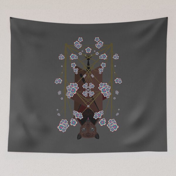Item preview, Flying Fox With Peculiar Branches - Grey designed and sold by Elisa Yinh Creative.