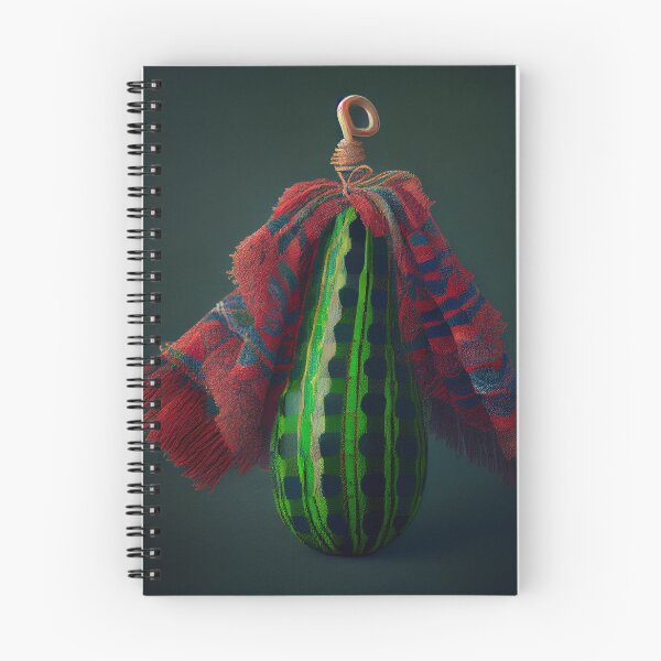 Item preview, A Cucumbers Quivering Tassel on a Zigzag Tartan Digital Painting designed and sold by CodeAndColors.