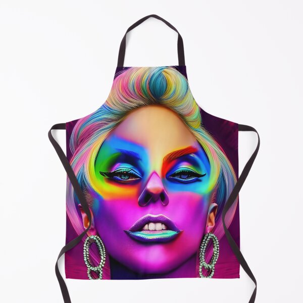 Item preview, Pop Art Girl in Hologram Style - Rainbow Colors designed and sold by Dalive.