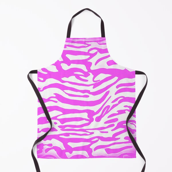 Item preview, Pink and White Abstract Zebra Stripes designed and sold by asurtiumgreen.