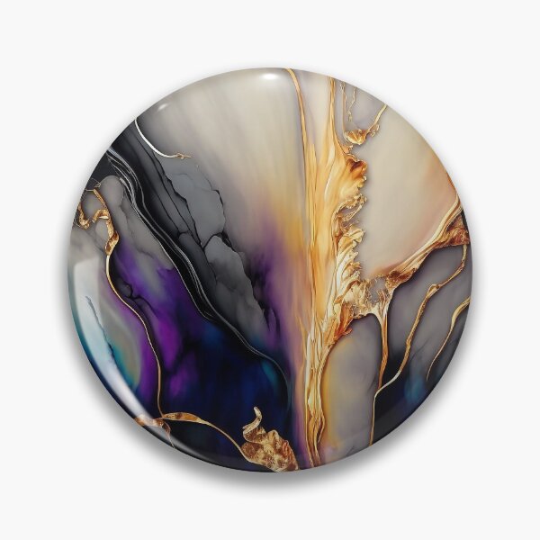 Item preview, Tulip Grace - Abstract Alcohol Ink Resin Art designed and sold by inkvestor.