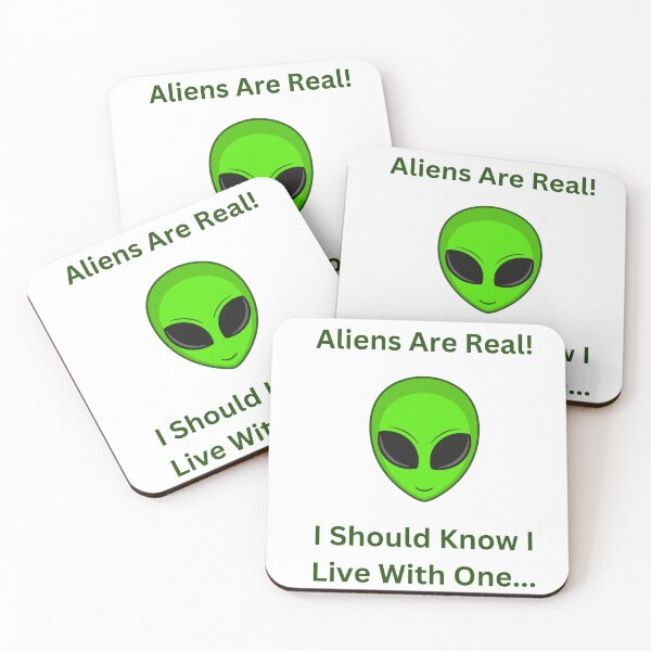Item preview, Aliens Are Real! I Live WIth One designed and sold by DEDDesign.