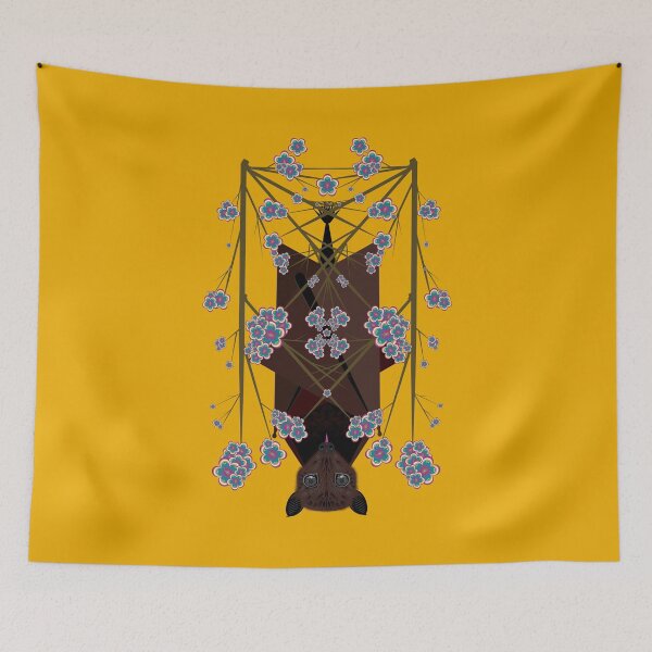 Item preview, Flying Fox With Peculiar Branches - Mustard designed and sold by Elisa Yinh Creative.