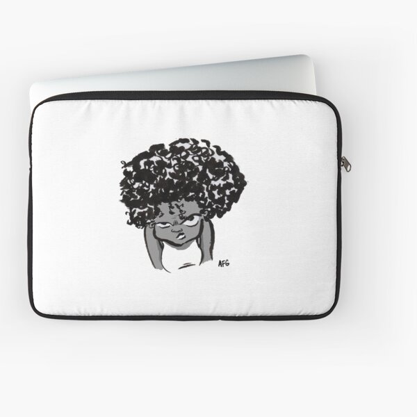 Annoyed Little Girl Laptop Sleeve